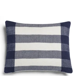 Daylesford Organic Abbey Stripe Cushion Navy