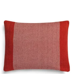 Daylesford Organic Borderline Cushion Fox Red