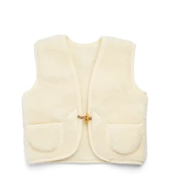 Online Daylesford Organic Childrens Gilet Natural Wool