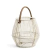 Sale Daylesford Organic Cove Lantern White Wash Small
