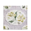 Daylesford Organic Daylesford x Colefax Quince Garden Napkin in Lilac With Tulips
