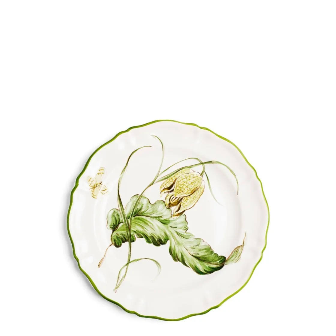 New Daylesford Organic Daylesford x Colefax Quince Garden Side Plate With Fritillary