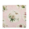 Sale Daylesford Organic Daylesford X Colefax Quince Garden Napkin in Pink with Passion Flower