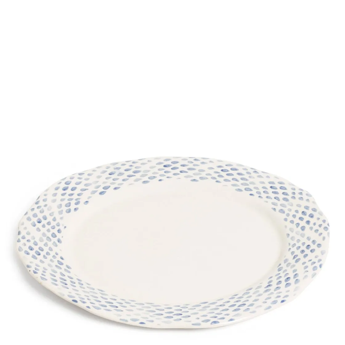 New Daylesford Organic Dot Charger Blue