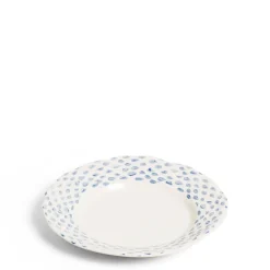 Online Daylesford Organic Dot Pasta Bowl Blue