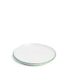 Daylesford Organic Edge Breakfast Plate Dark Green