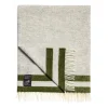 Best Daylesford Organic Elmstead Wool Throw Double Stripe Grey