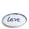 Online Daylesford Organic Galley Love Large Blue Plate