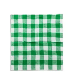 Outlet Daylesford Organic Green & White Check Napkin