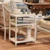 Sale Daylesford Organic Kingham 2 Tier Side Table, White