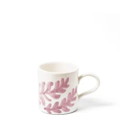 Daylesford Organic Leaf Mug Pink