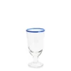 Sale Daylesford Organic Ledbury Wine Glass Blue Tipped