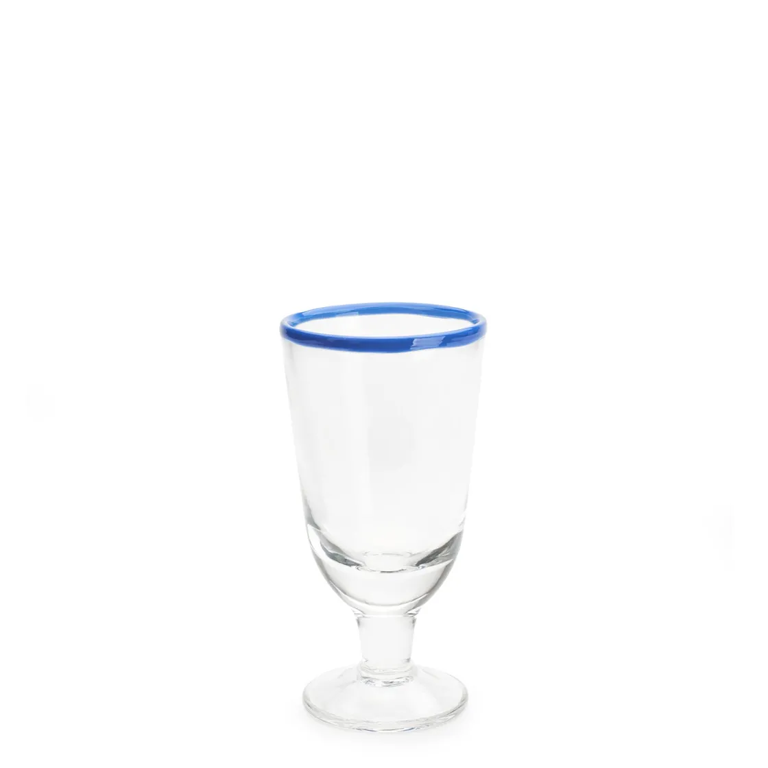 Sale Daylesford Organic Ledbury Wine Glass Blue Tipped