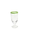 Clearance Daylesford Organic Ledbury Wine Glass Green Tipped