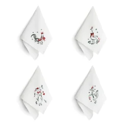 Best Daylesford Organic Linen Nina Fuga Animal Napkin Set