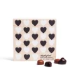 Clearance Daylesford Organic Milk & Dark Chocolate Sea Salt Caramel Hearts Wooden Box