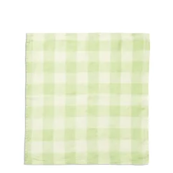 Clearance Daylesford Organic Mint & White Check Napkin