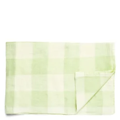Best Daylesford Organic Mint & White Check Tablecloth