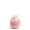 New Daylesford Organic Miro Pink Spiral Stripe Vase