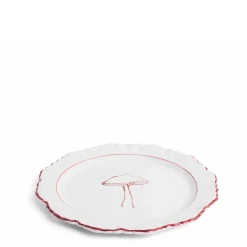 Outlet Daylesford Organic Mushroom Parasol Plate Claret