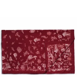 Sale Daylesford Organic Mushroom Tablecloth Claret