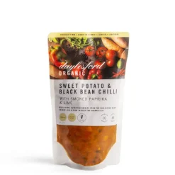 Hot Daylesford Organic NEW: Organic Sweet Potato & Black Bean Chilli