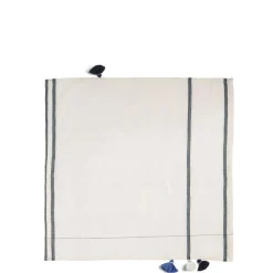 Sale Daylesford Organic Nila Margin Napkin Blue