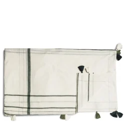 Daylesford Organic Nila Margin Tablecloth Green