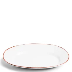 New Daylesford Organic Oddington Oval Platter Red Large