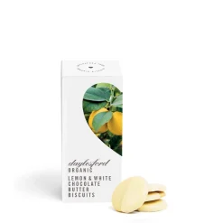 Hot Daylesford Organic Organic White Chocolate Lemon Butter Biscuits