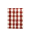 Sale Daylesford Organic Portobello Gingham Tea Towel Red