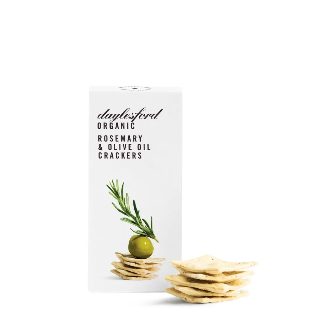 Sale Daylesford Organic Rosemary & Olive Oil Crackers