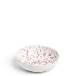 New Daylesford Organic Solstice Splatter Medium Bowl Lilac Ceramic