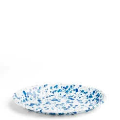 Best Daylesford Organic Splatter Oval Dish Blue Enamel
