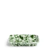 Sale Daylesford Organic Splatter Small Rectangular Dish Green Enamel