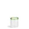 Discount Daylesford Organic Tealight Candle Holder with Green Rim
