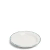 Outlet Daylesford Organic Vintage Side Plate Double Blue Border