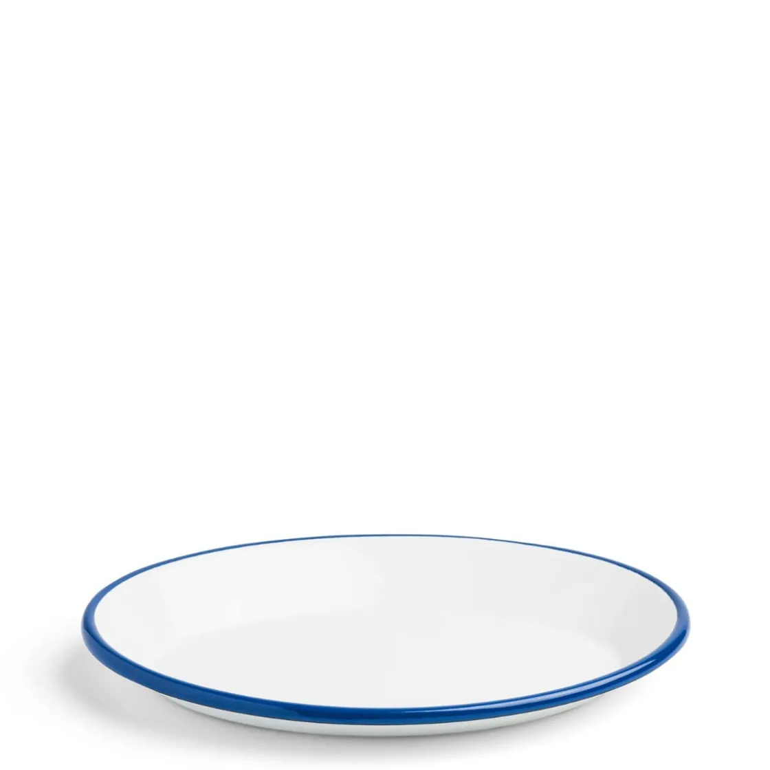 Hot Daylesford Organic White & Blue Enamel Oval Plate