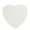 Discount Daylesford Organic White Linen Heart Placemat