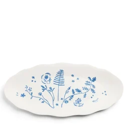 New Daylesford Organic Wildflower Oval Serving Platter Large