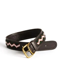 Daylesford Organic ZigZag Dog Collar Red